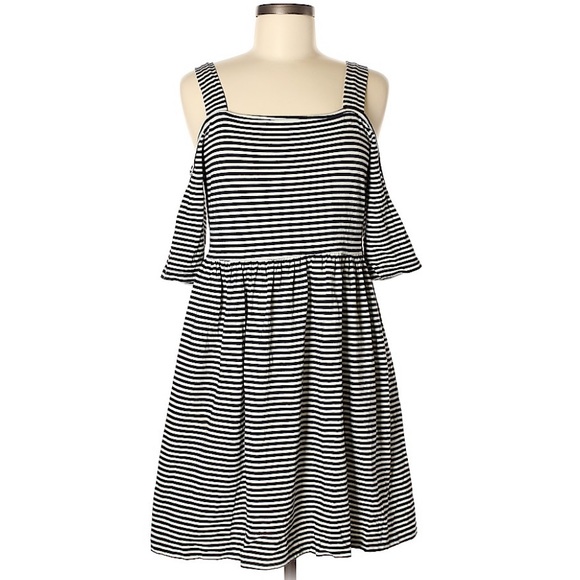 ASOS Dresses & Skirts - ✨ 2 for $40 SALE | ASOS | Black & White Striped Off Shoulder Dress